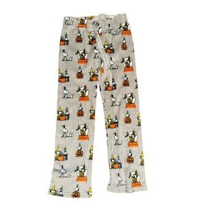 Peanuts Snoopy Halloween fleece pajama pants small